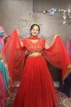 PC 333 Red Embroidery Georgette Party Wear Lehenga Choli Wholesale Price In Surat